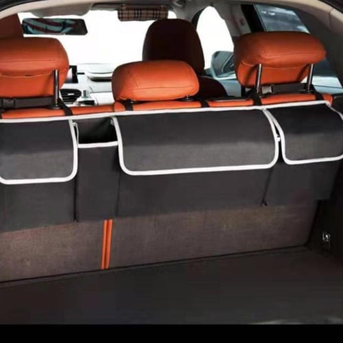 2in1 Car Trunk Accessories Multi-use Organizer Backseat Storage Bag Oxford Cloth 