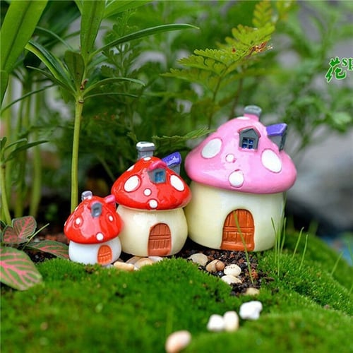 Miniature Fairy Garden Ornament Decor Pots Craft Accessories Dollhouse DIY 