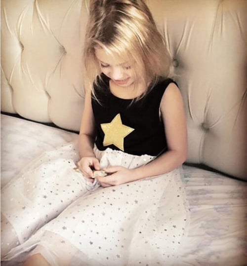 UK Toddler Kids Baby Girl Star Princess Dress Pageant Party Wedding Tutu Clothes 