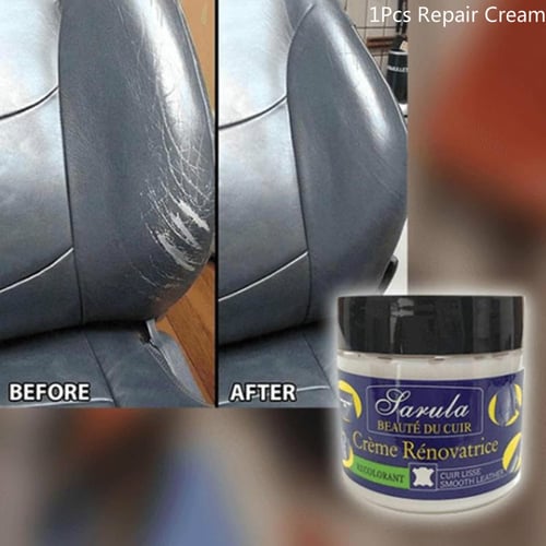 Reconditioning Leather Cream, Repair Kit For Cream Leather Sofa