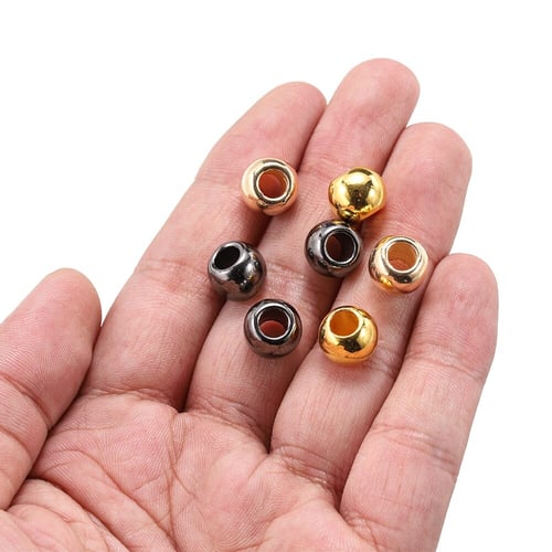 100Pcs Multifunctional Pumpkin Beads Jewelry Making Beads for Bags 