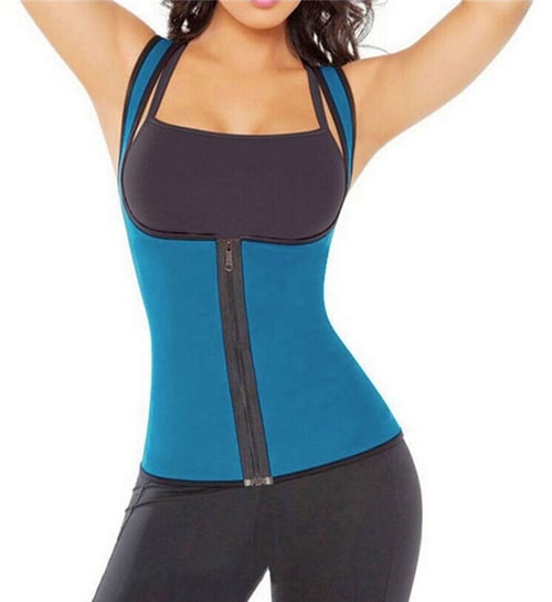 Women Neoprene Bodyshaper Slimming Waist Slim Fitness Yoga Vest T-shirt Belts US 