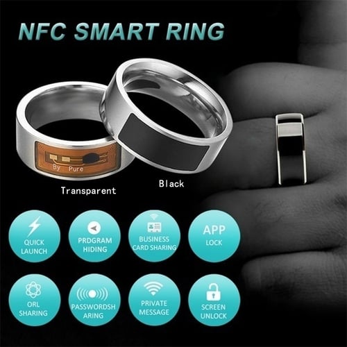Fashion Technology Stainless Steel Smart Ring NFC Smart Ring For Android Phone x 