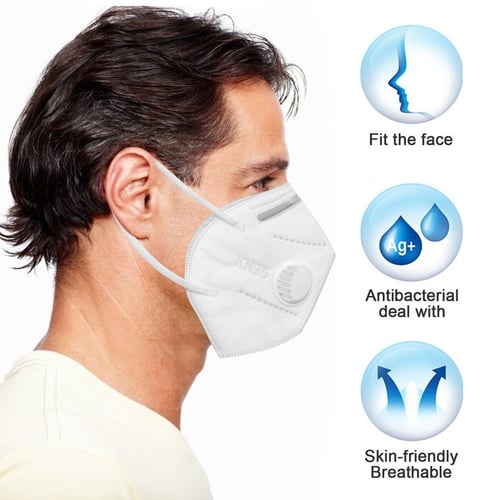 10x Cycling Protective Mouth-muffle Face Shield Haze Fog Mouth Cover With Filter 