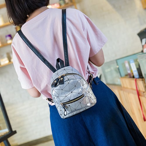 US Women Small Backpack School Shoulder Book Bag Girls Travel Handbag