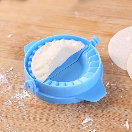 4 Pcs Plastic Dumpling Maker Mould Dough Presser Wraper Cutter Kitchen Tool