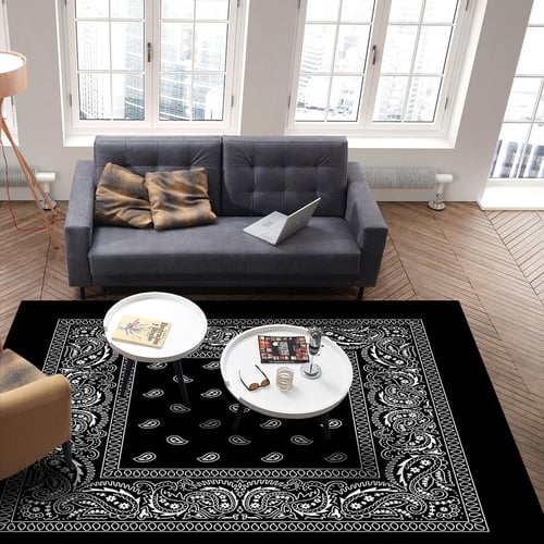 Happy Chinese New Year Spring Festival Bedroom Floor Mat Living Room Area Rugs 