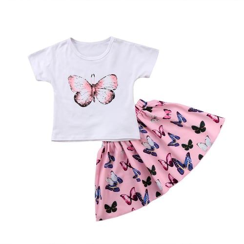 Cute 2pcs Baby Girls Kids T Shirt Tops Skirts Mini Dress Outfits Summer Clothes Buy Cute 2pcs Baby Girls Kids T Shirt Tops Skirts Mini Dress Outfits Summer Clothes Prices Reviews Zoodmall