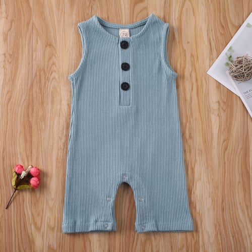 Newborn Baby Boy Girl Romper Bodysuit Jumpsuit Overall Infant Outfits Clothes US