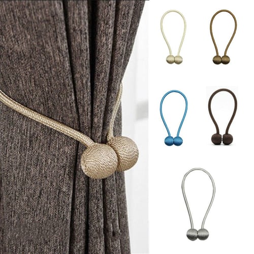 Hemispherical Ball Magnetic Curtain Tieback Buckle Holdback Clip Home Decoration 