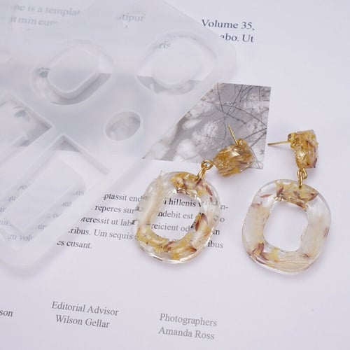 Leaf DIY Earring Necklace Pendant Silicone Mold Epoxy Resin Molds Jewelry To 