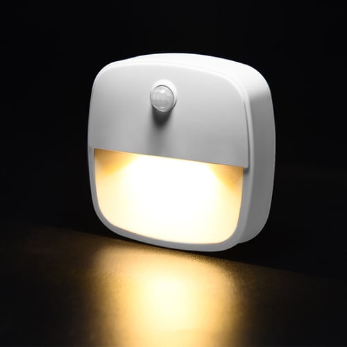 3*LED PIR Infrared Motion Sensor Wireless_Night Light Battery Cabinet Stair Lamp 