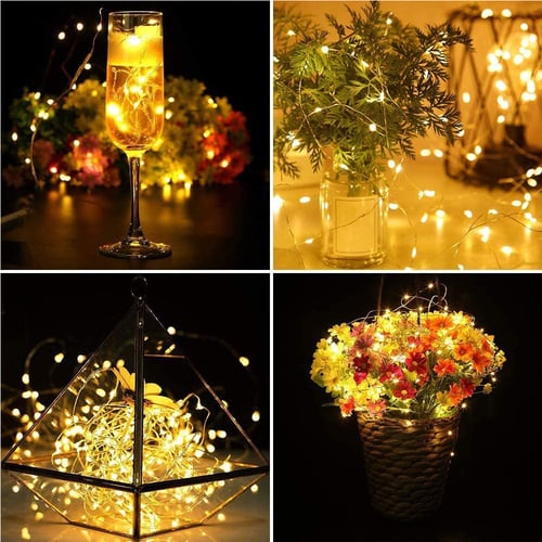 Battery LED Fairy Tree Lights Copper Wire Home Party Decoration Valentine's Day 