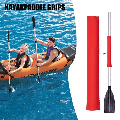 Walmeck 2pcs Non-Slip Soft Kayak Canoe Paddle Grips 