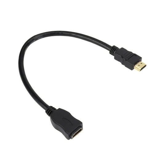 Doonjiey 0.3/0.5/1/1,5 M Vergoldet HDMI Stecker auf Buchse Verlängerungskabel 