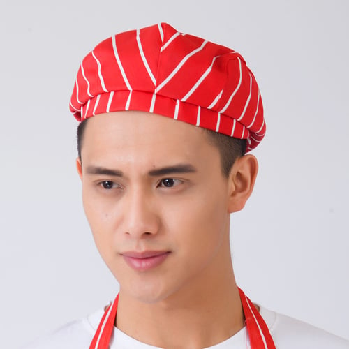 Fabulous Everyday Wear Beret Chef Hat Dry Quickly Reusable Chef Vintage ...
