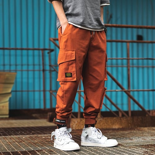 Orange Cargo Pants With Pockets Fashion Classic Summer Men's Sweatpants  Black Hip Hop Homme Trousers Military Army Joggers - buy Orange Cargo Pants  With Pockets Fashion Classic Summer Men's Sweatpants Black Hip