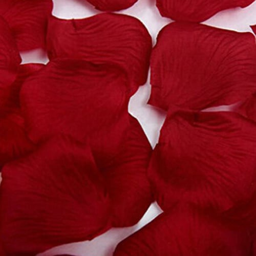 1000PCS Romantic Silk Rose Flower Petals Table Confetti Wedding Party Decor 