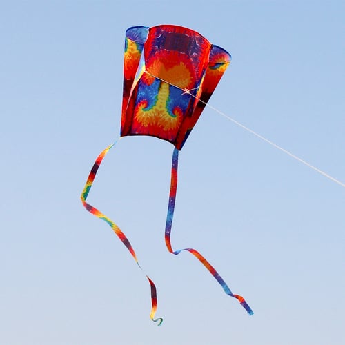 Outdoor Colorful Parafoil Flying Kite with 30m Line Children Kids Children Toy 
