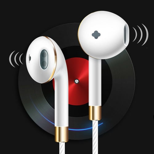 Universal 3.5mm Super Bass Music In ear Stereo Headphone Earphone With Mic 