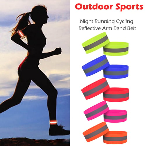 for running cycling and outdoor sport Hi Viz reflective armbands 