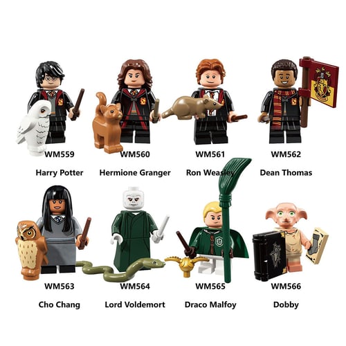 Harry Potter Ron Weasley Hermione Granger Lord Voldemort Minifigures fit lego 
