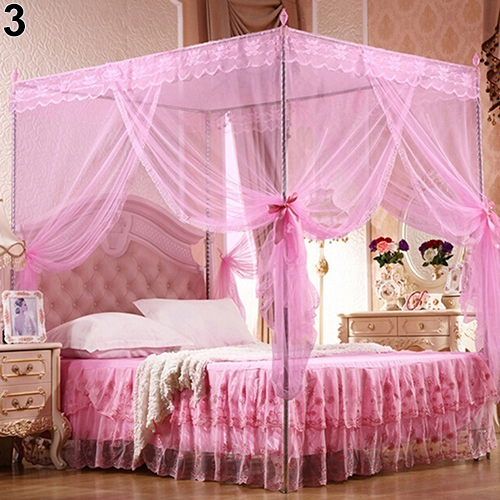 Romantic Princess Lace Canopy Mosquito, Princess Canopy Twin Size Bed