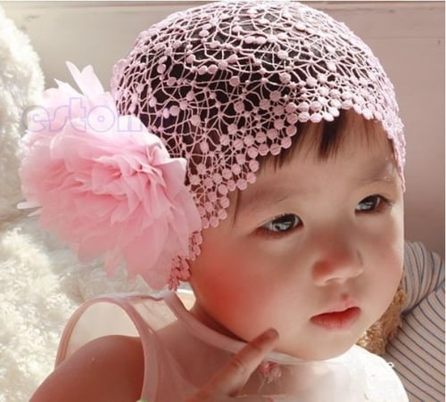 Newborn Baby Girls Elastic Hairband For Head Band Flower Baby Hair Accessories 