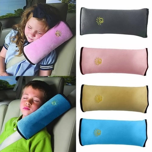 Kids Car Safety Strap Cover Harness Pillow Shoulder Seat Belt Pad Pillow Cushion 