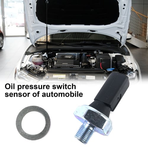 Qiilu Pressure Switch,Oil Pressure Switch Sensor Fit for A3 A4 A6 A8 1997-2010 06A919081A 