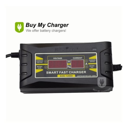 Souer Genuine 12V 6A Smart Car Motorcycle Battery Charger LCD Display 