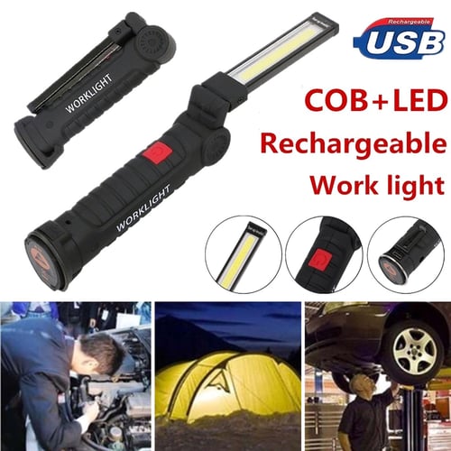 Battery Powered Portable COB LED Work Light Handheld Lantern