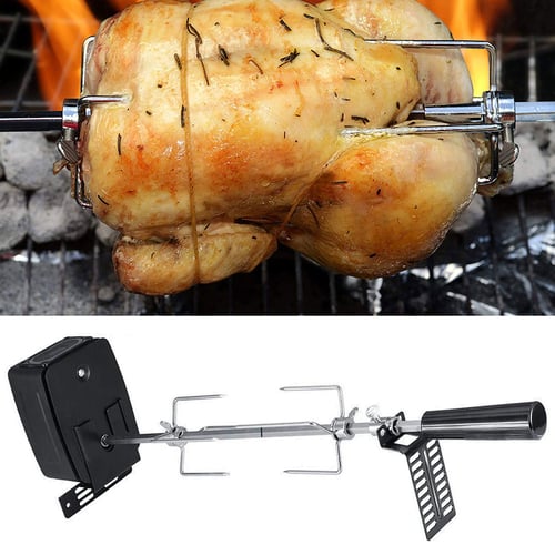 Stainless Steel Grill Rotisserie Meat Chicken Forks for Barbecue Roasting 