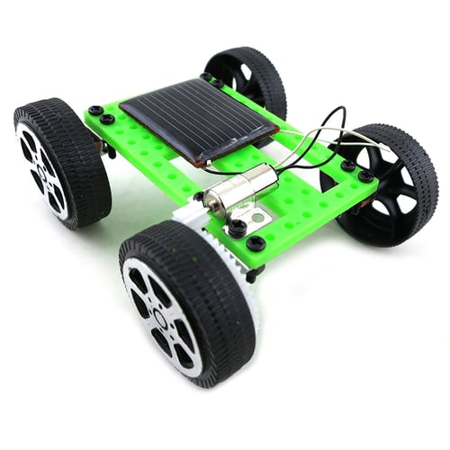 Solar Powered Robot Racing Car Vehicle Educational Toy For Kids Mini Sports Car 