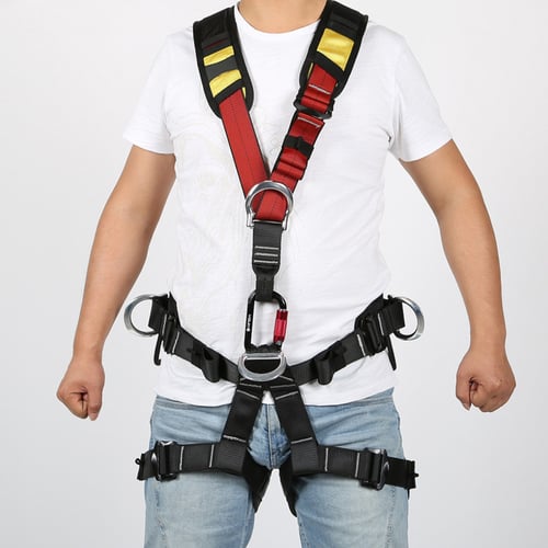 Outdoor Mountain Downhill Rock Climbing Belt Safety Tool Harness Seat Rappelling 