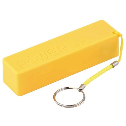 Yellow USB Power Bank Charger Pack Box Battery Case For 1x18650 DIY Portable NEU 