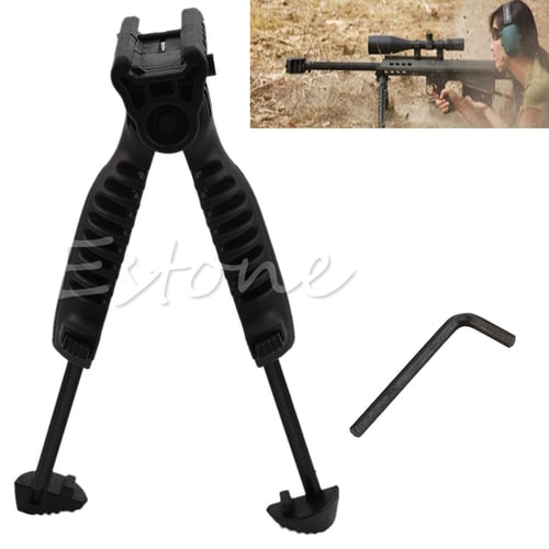 Tactical Bipod Adjustable Height fit 20mm Rails 