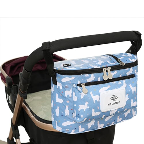 Baby Storage Bottle Holder Buggy Pram Pushchair Organiser Stroller Cup Mummy Bag 
