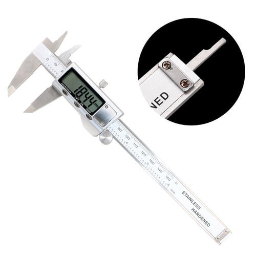 Stainless Steel Electronic Digital Vernier Caliper Micrometer Guage LCD 6"/150mm 