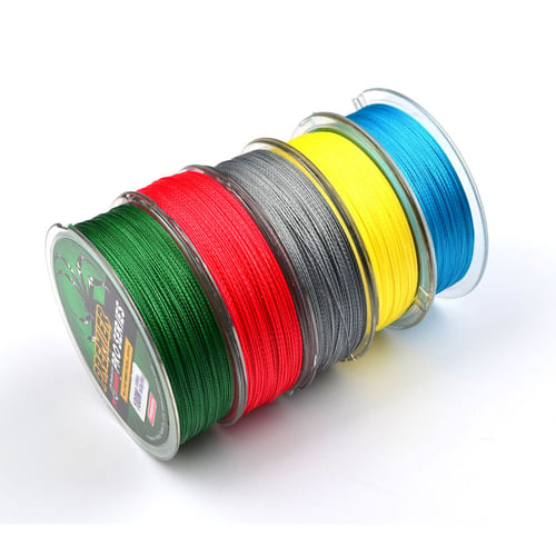 4 STAND 100M SUPER STRONG PE BRAIDED SEA FISHING LINE MULTIFILAMENT ANGLING 