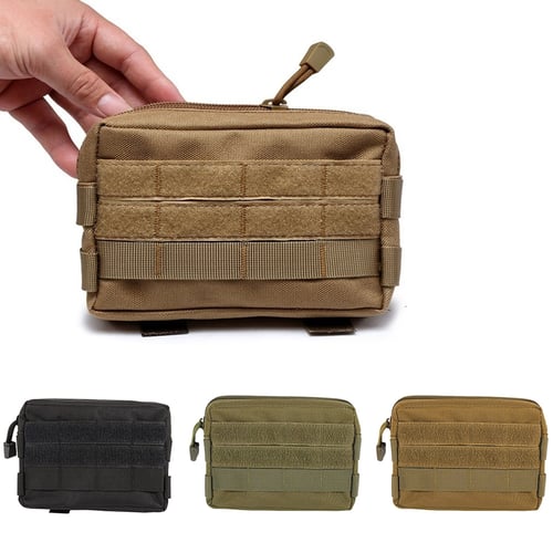 Nylon EDC Tactical Military Modular Molle Utility Gadget Waist Pouch Case Bags 
