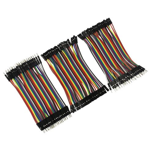 M-F/F-F kit Ribbon Cable Pic Breadboard For Arduino 40X Dupont Jumper Wire M-M 