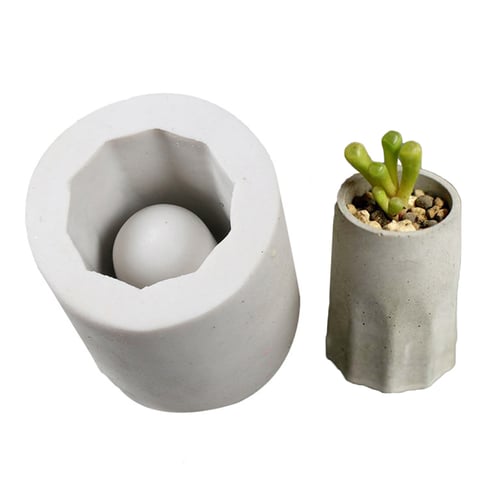 Snail Planter Vase Gardening Flower Pot Silicone Mold Animal Cement Concrete Pot 