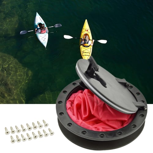 11" Hatch Cover Deck Plate Kit with Storage Bag for Marine Boat Kayak Canoe 