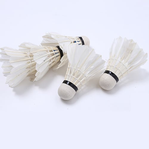 12Pcs Colorful Feather Badminton Ball Shuttlecocks Training Game Sport Accessory 