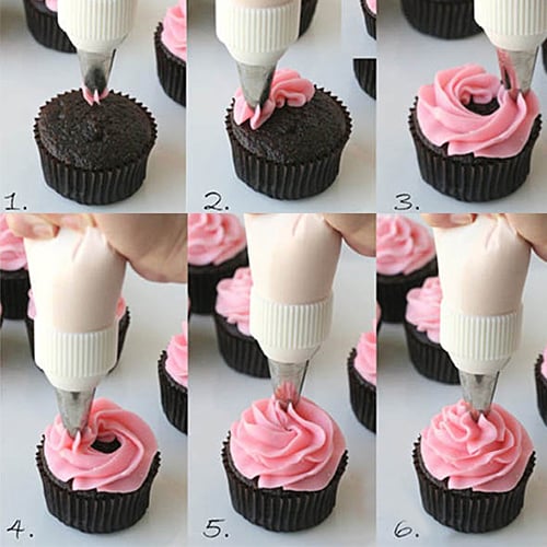 Sugarcraft 24 Pcs Icing Piping Nozzles Tips Pastry Cake Cupcake Decor Tool Bake 