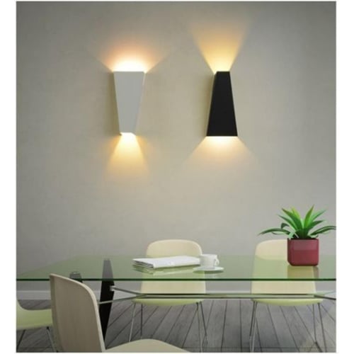 10W Modern LED Dual-Head Light Geometry Wall Sconce Lamp for Hall Bedroom Decor 