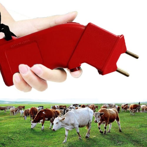 Electric Handheld Pig Drive Stick Rechargeable Cattle Prod Livestock Shocker 
