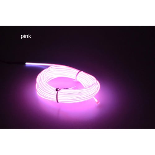 Controller Neon LED Light Glow EL Wire String Strip Rope Tube Decor Car Party 