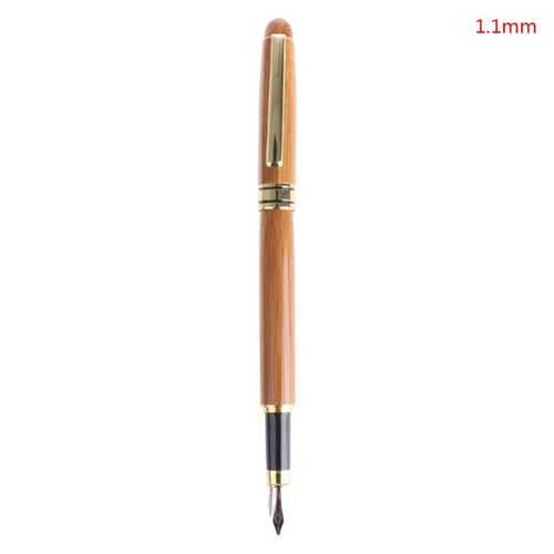 chenpaif Bamboo Calligraphy Art Fountain Pen Chisel-Pointed Nib 0.7mm-3.0mm Writing Tool 